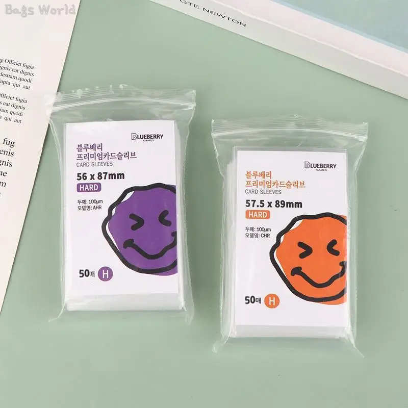 1bag/50pcs CPP Blueberry Sleeves Kpop Photocard Protector Sleeve Hard Card Sleeves Photocard
