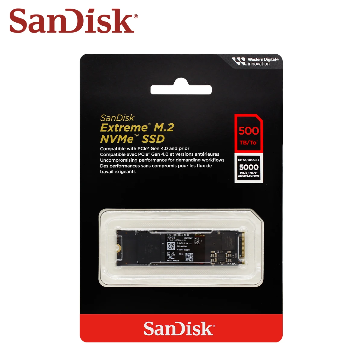 SanDisk SSD M.2 2280 PCIe4.0 Nvme, 500GB, 1TB, 2TB, ش ӵ, 5150 MB/s, TLC  ָ Ʈ ̺  ϵ ũ