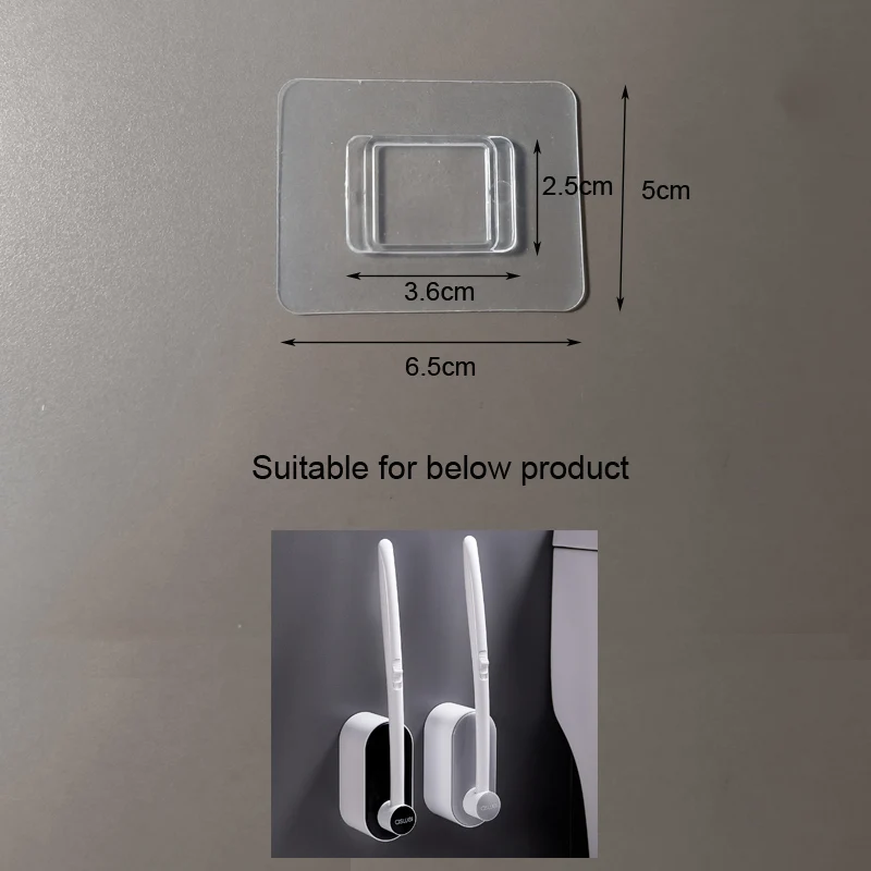 Adhesive Sticker Wall Mounted Toothbrush Holder Bathroom Kitchen Shelf Nail Free No-trace Strong Glue Adhesive Patch self adhesive glue pads