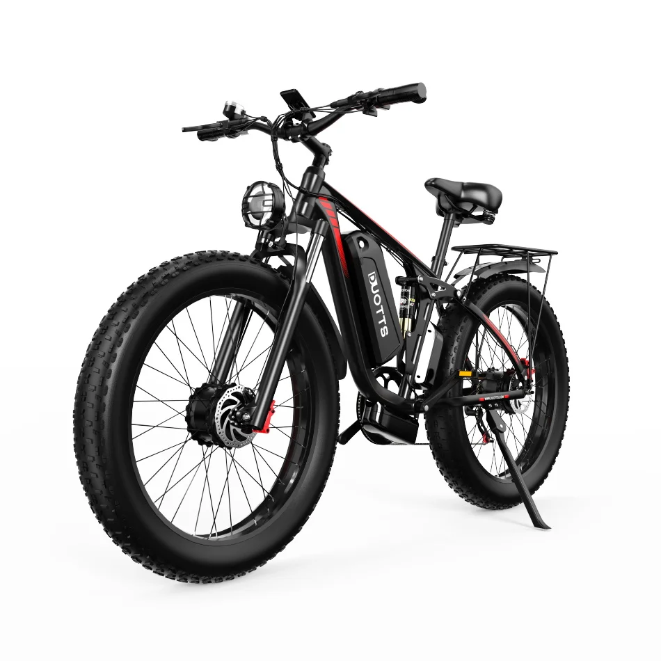 

EU Stock Ebike 1500W Dual Motor 48V19.2AH Lithium Battery Electric Bicycle 26*4.0 Inch Fat Tire Electric Mountain Electric Bike