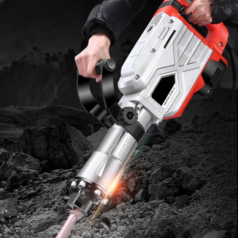 High-power Heavy-duty Electric Pick Professional Industrial Grade Electric Pick Electric Demolition Hammer Tool Set 4
