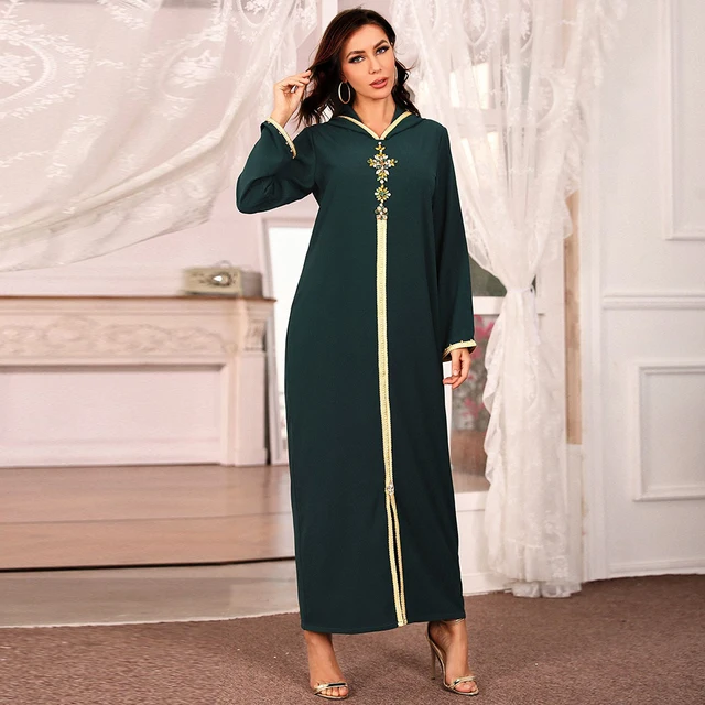 Dubai Turkey Muslim Fashion Hijab Dress Islam Clothing African Long Dresses For Women Robe De Moda Musulman Djellaba Femme For women