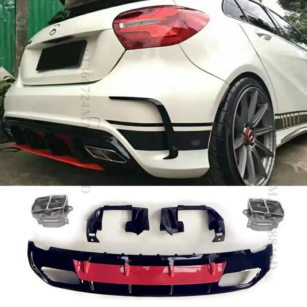 メルセデスベンツ　W176 ロウエン　スワンネック　GTウィング　A45 AMG M's】 ベンツ W176 Aクラス 前期 リア ウイング スワンネック ROWEN