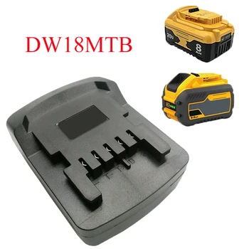 Convertitore adattatore batteria DW18MTB per batterie agli ioni di litio Dewalt 18V 20V compatibili per batterie Metabo 18V Utensili elettrici