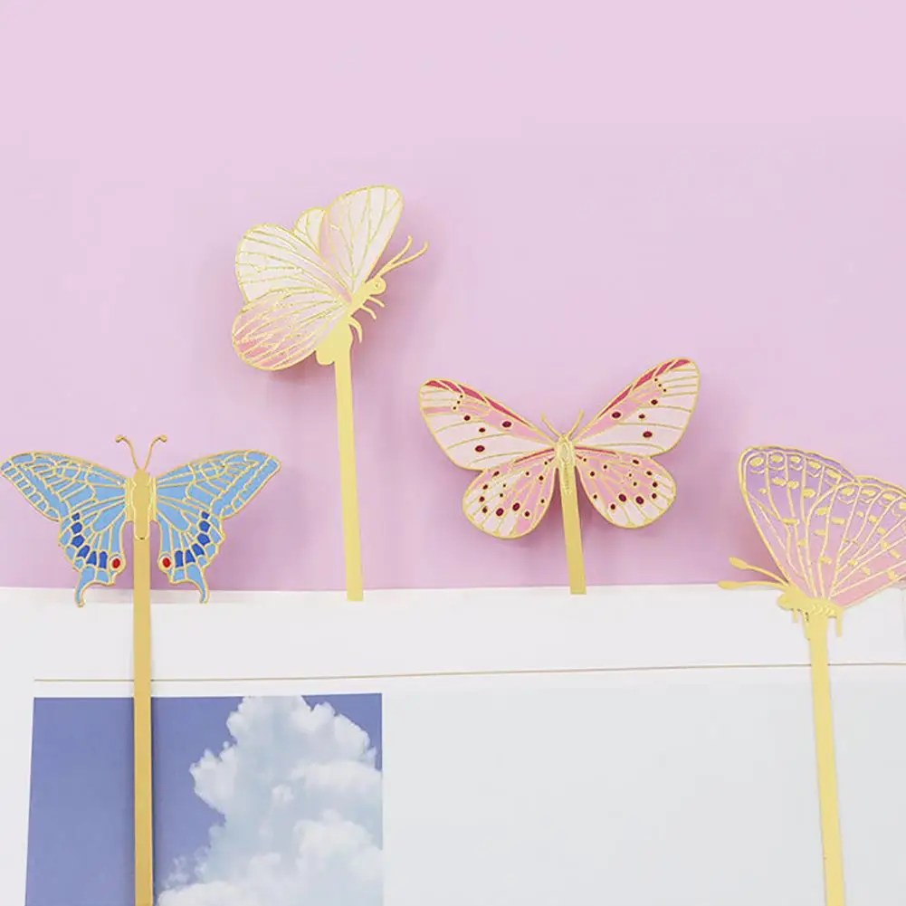 Metal Bookmark Exquisite Chinese Style Metal Butterfly Bookmark Gift for Book Lovers Teachers Book Lover
