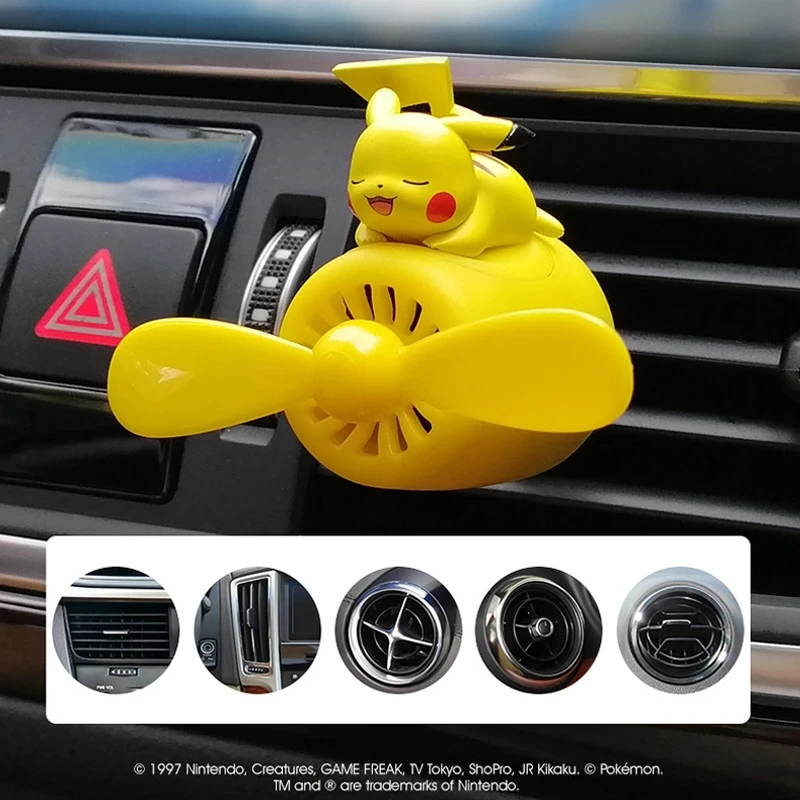 Pokemon Pikachu Cartoon Doll Car Interior Rearview Mirror Pendant Car  Ornaments High-end Aromatherapy Light Luxury Car Ornaments - AliExpress