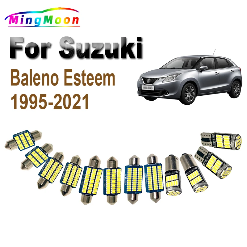 

Canbus для Suzuki, барено-Стимуляция 1995-2014, 2015, 2016, 2017, 2018, 2019, 2020, автомобильная фотолампа, фотография интерьера, карта, купол, набор