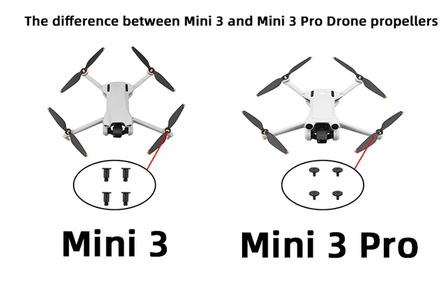 Ferbao Hélices en fibre de carbone pour drone DJI Mini 3 Pro