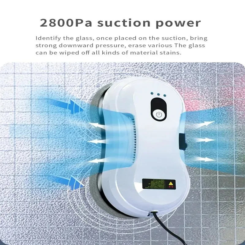 Intelligent Window Cleaning Robot Water Spray Glass Washing Robotic Vacuum Cleaner Smart with Power outage protection ﻿ 5