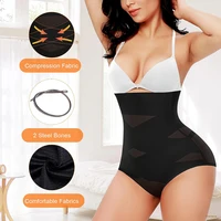 Taille haute corps Shaper ceintures en forme de X contrôle du ventre Shapewear culotte minceur taille formateur bout à bout sous-vêtements Shapers 4