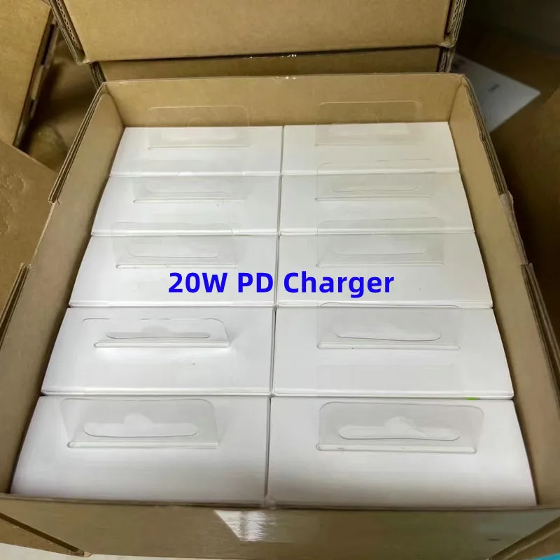

10pcs AAAA 20W PD USB C Charger Fast Charging For iPhone 15 14 13 12 Pro Max Type C Quick Charge EU/US Plug Adapter Wall Charger