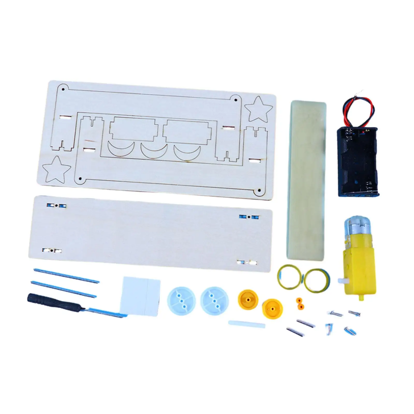 

Electric Conveyor Belt Model Scientific Invention Wood Science Project Model Kits Educational Toy for Kids Students Boy Girls