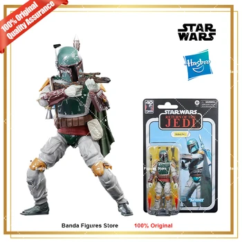 Original Hasbro Boba Fett The Black Series Star Wars Return of the Jedi 40th Anniversary 6" In Stock Anime Action Figures Model