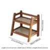 Coffee Cup Stand 2 Layer Minimalist Space Saving Bathroom Coffee Cup Holder 6