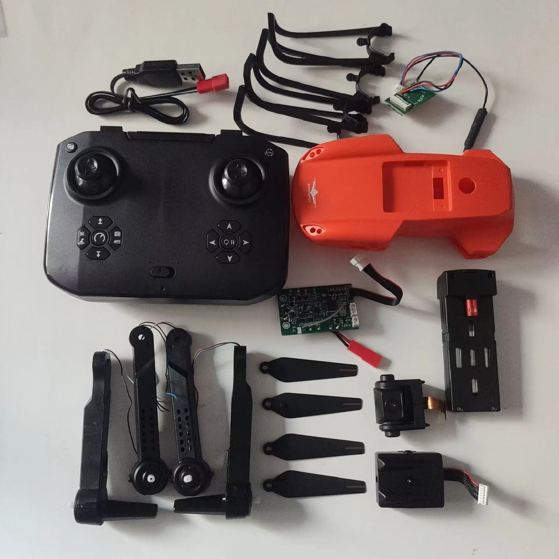 

KF616 Drone GPS Quadcopter Original Spare Part Propeller / Blade Guard / Motor Arm / Body Shell / Controller / Receiver etc.