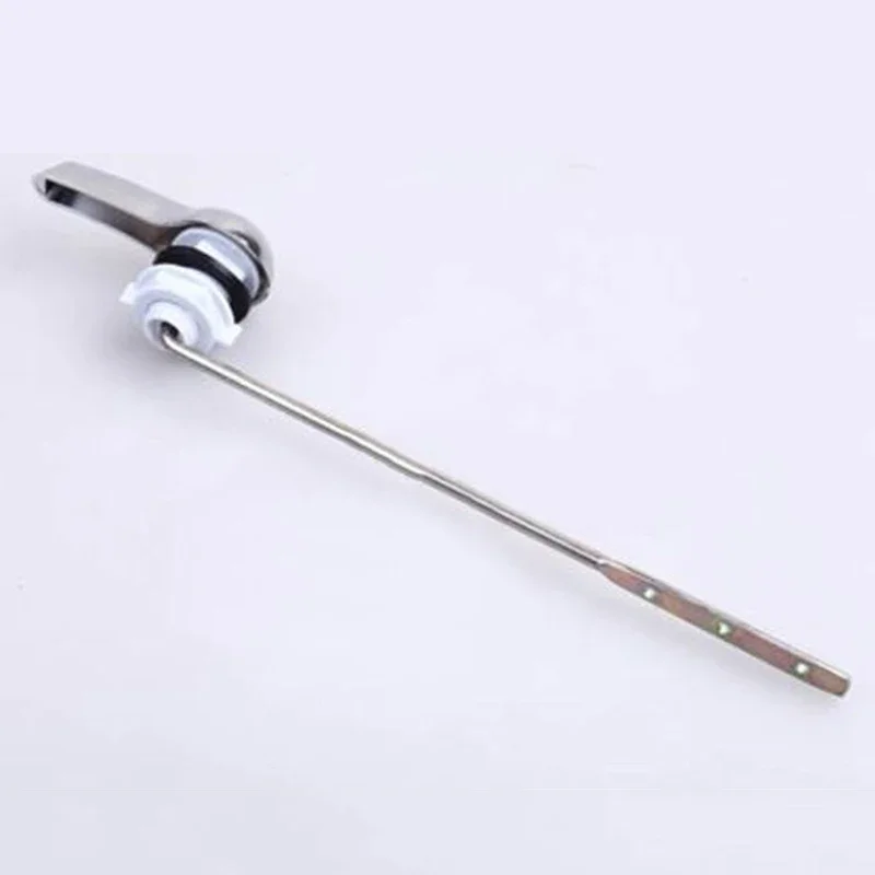 Description Picture 3 of itemSide Handle Switch Toilet Square Tank Arm Trip Bathroom Universal Brass Button Chrome Lever Master Replacement