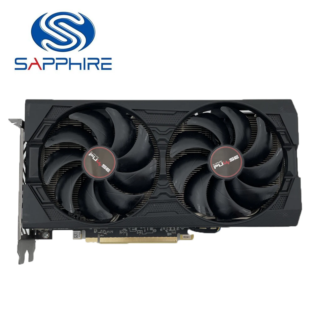 Scheda Video Sapphire Radeon Rx 5600Xt 6Gb D6 Usata Per Schede Grafiche Amd Rx5600 Xt 6G Rx5600Xt Gddr6 2304Sp 5600 Gaming Map Gpu
