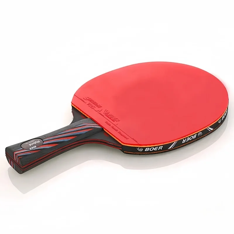 1 Pcs 6 Star Table Tennis Racket Carbon Offensive Lightweight Ping Pong Racket Paddle Bat with Sticky Rubber