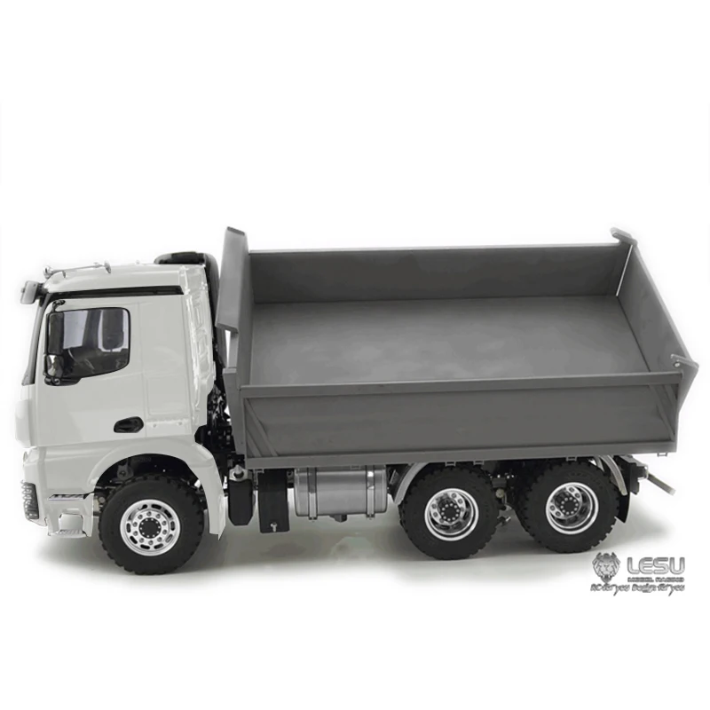 1/14 LESU RC Three-Way Dumper Tipper 3348 Model Kabolite Cabin 6*6 3Axles Light Sound Toys for Boys Christmas Gift Thzh1217-SMT8 5
