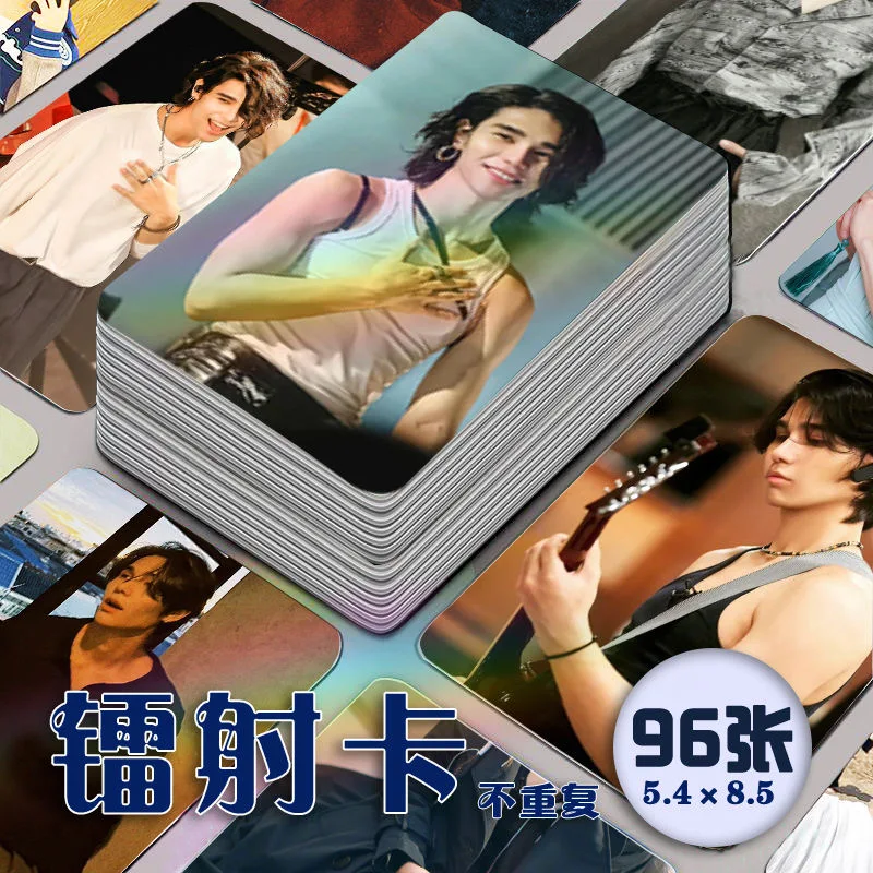 96pcs Jeff Satur Worakamon Satur Jeff Satoe Photo Laser Mini Card Photo Wallet Small Cards