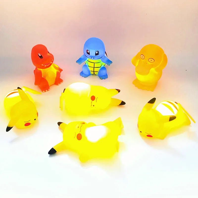 

Pokemon Pikachu Night Light Anime Character Kawaii Cute Bedside Light Bedroom Decoration Children's Nightlight Toy Birthday Gift