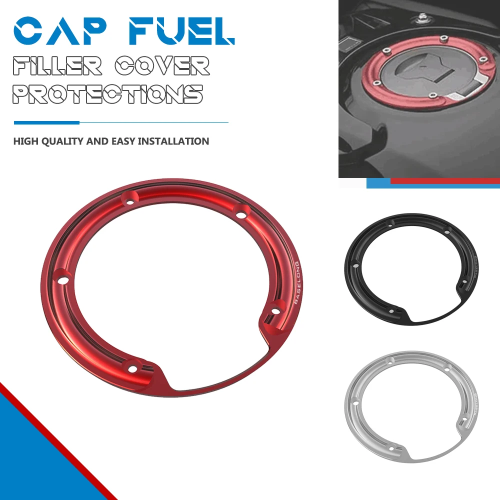 

CNC Fuel Tank Filler Protection Cap Trim Ring Cover Guard FOR HONDA Rebel CMX500 300A/300 250 1100 DCT CB250R Monkey GROM 125