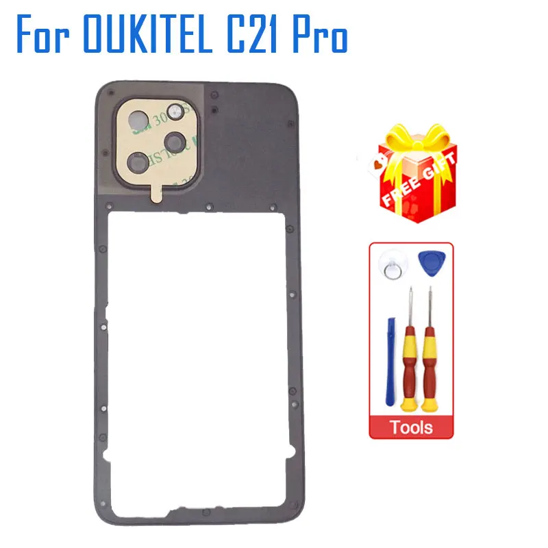 

Новинка оригинальный чехол Oukitel C21 Pro Нижняя крышка средняя рамка Сменные аксессуары для смартфона Oukitel C21 Pro