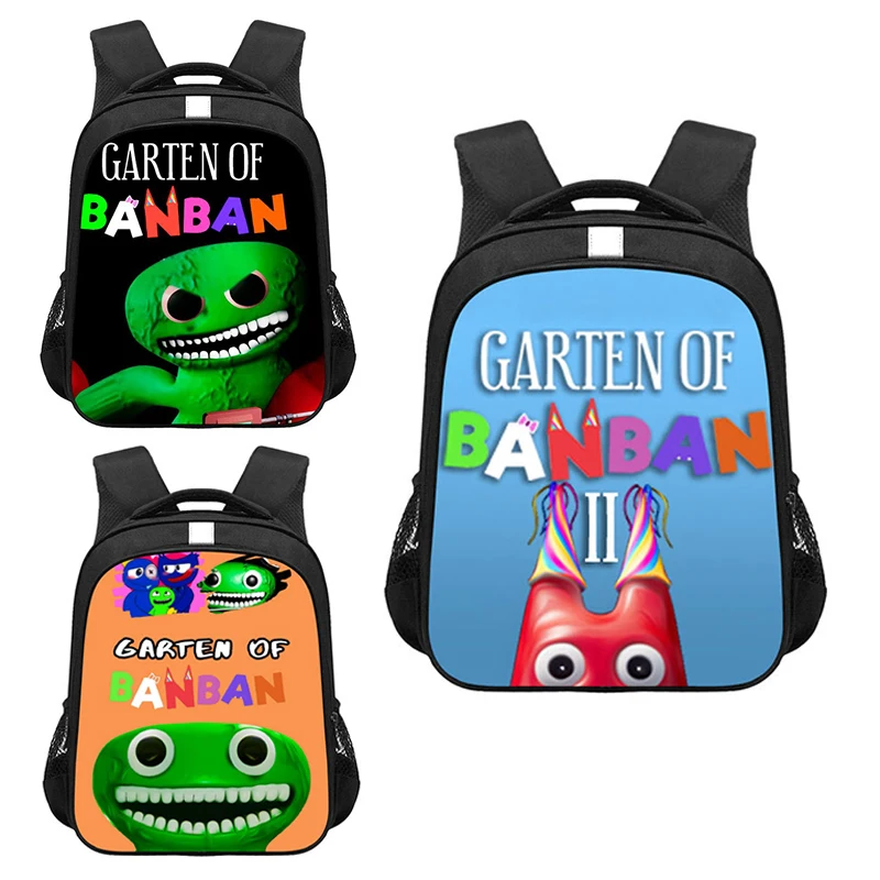 Garten de banban impresso mochila classe jardim jogo alunos da escola  primária e secundária 44cm saco de escola das crianças brinquedos presentes  - AliExpress