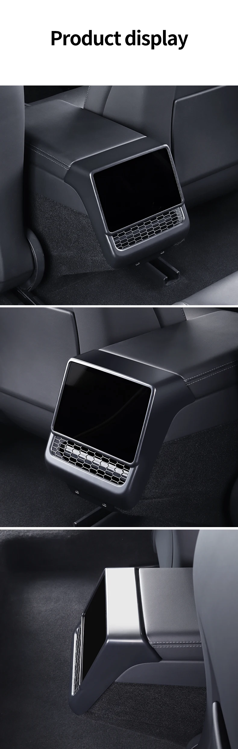 Rear Air Vent Cover For Tesla Model 3 Y Juniper highland back seat Accessories C