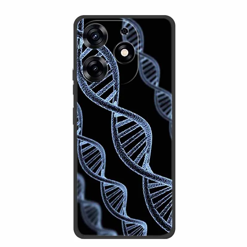 Sleek Black Silicone Soft Phone Case - Durable and Stylish Back Cover Shell