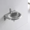 304 Stainless Steel Wash Basin  Stain-Resistant Wall-Mounted Sink  Large Opening Balcony Sink Rust-Free Bathroom Wash Basin 1