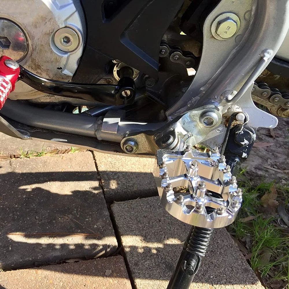 For HONDA CRF250F CRF125F CRF125 CRF250 F CRF 250F 125F CRF 125 250 F Accessories Footrest Footpegs Foot Pegs Rests Pedal Parts motorcycle footrests motorcycle foot pedals