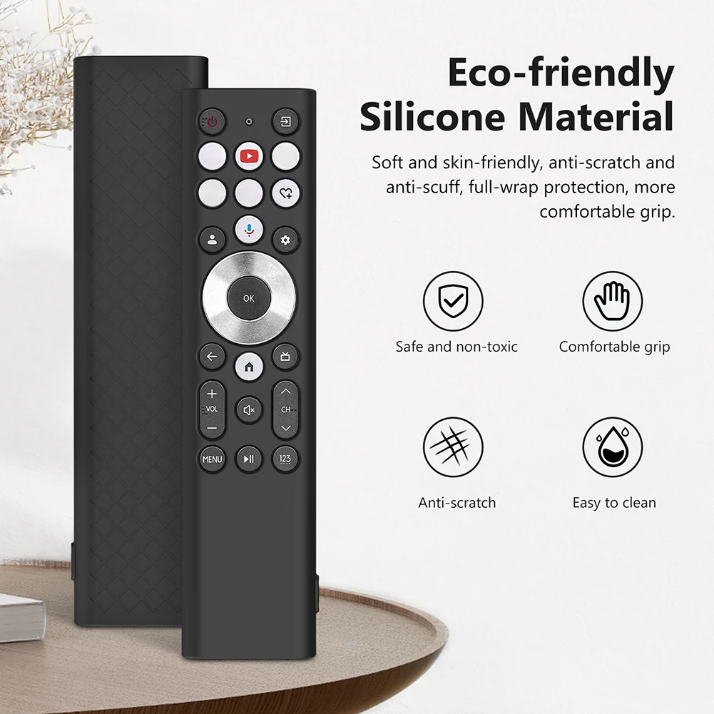 Silicone Cover Protective Case Shockproof Silicone Sleeve Remote Case Soft Protector Hisense ERF6A80/ERF6G80H/ERF6F80H