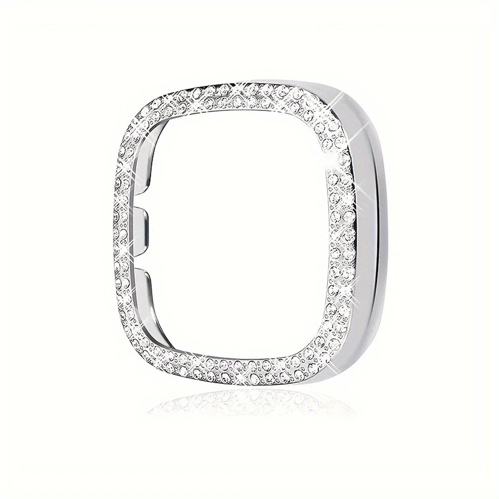 Sparkling Bling PC Bumper for Smartwatch - Premium Diamond Frame Cover & Lightweight Glitter Shell Accessory
