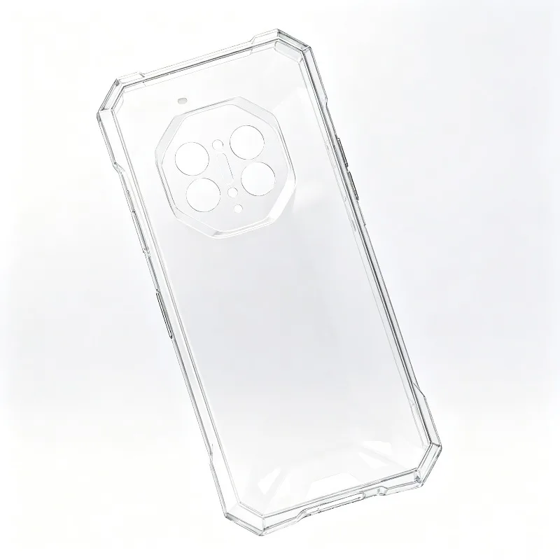 Soft TPU Silicone Black Transparent Phone Case
