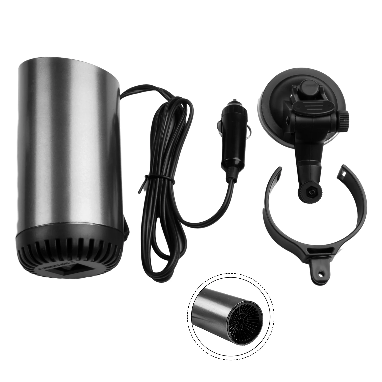 

Quick Heating Car Heater 12V USB Heating Fan Defogger Defroster Demister Compact Design Perfect for Winter Commutes