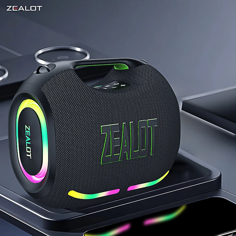 Zealot ZE01 120W Wireless Speaker With Carry Handle, TWS