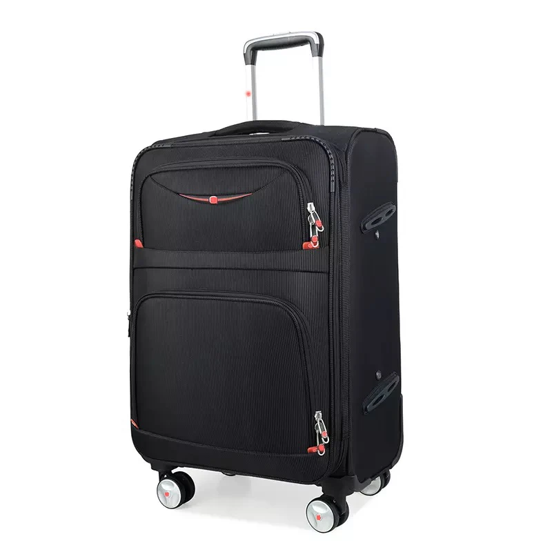 Maleta suiza Oxford con ruedas giratorias para hombre, maleta para mujer, equipaje de marca de negocios, bolsa con ruedas grande, caja de viaje
