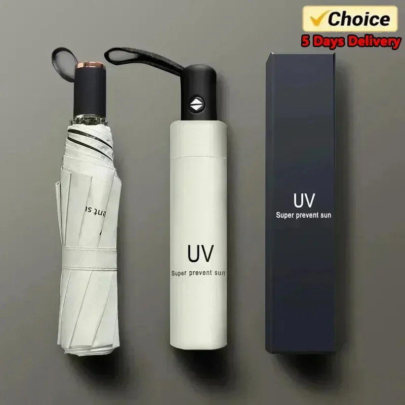 Mini Umbrella Folding Automatic Anti UV Rain Sun Umbrella Fashion Portable Windproof Light Women Men Children Parasol mini umbrella folding umbrella mini sun umbrella sun umbrella automatic sun umbrella
