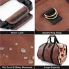 Large Capacity Firewood Storage Bag Waterproof Scratch-resistant Wood Log Carrier Outdoor Camping Firewood Holder Wood Carry Bag 6