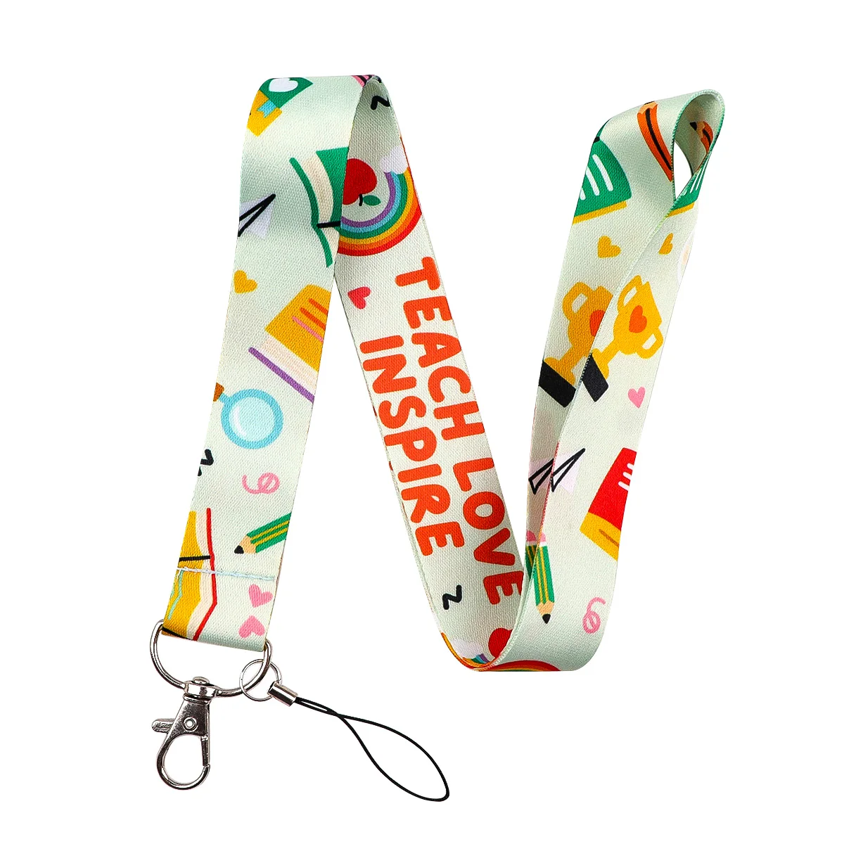 Vibrant Quote Lanyards - Multi-Use Keychain & Badge Holder Accessory