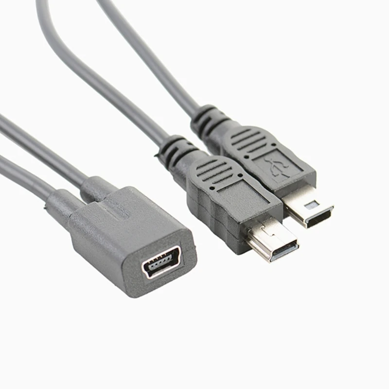 Cavo Sdoppiatore A Y Micro USB 2 In 1 | Maschio A 2 Femmine 5 Pin 30cm | Adattatore Per Ricarica E Dati Simultanei Per Dispositivi Micro USB