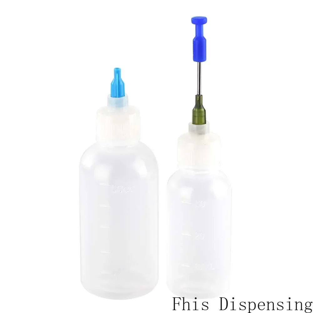 

Luer Lock Bottles Applicator Squeeze Bottles Needle Tip Plastic Squeeze Bottles 50ml 30ml Stainless Steel Blunt Tip 14G