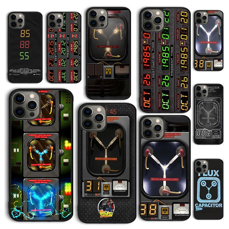 Back To The Future Flux Capacitor Redux Cover Per Telefono Per Iphone 15 12 Mini Xs Xr 11 13 14 Pro Max Se2020 Apple 6 7 8 Plus