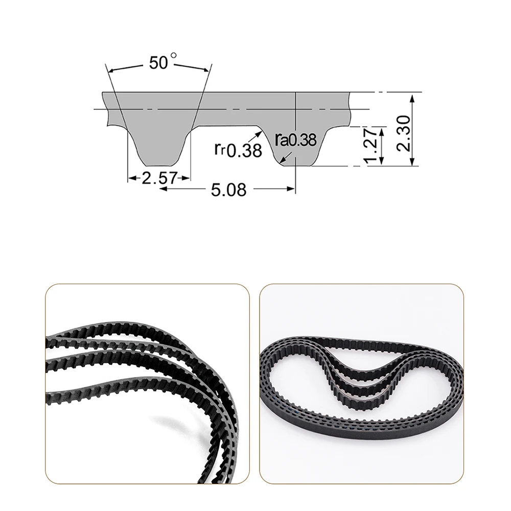 XL Timing Belt rubber belt transmission drive belt synchronous belt 90/94/96/100/102/110/116/118/120/126/130XL Width 10mm Drive Belt Rubber Synchronous 90XL 94XL 96XL 100XL