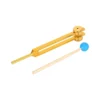 New Aluminum Alloy Tuning Forks,111Hz Tuning Fork with Hammers for Nervous System Testing Sound Healing Therapy,Gold 3