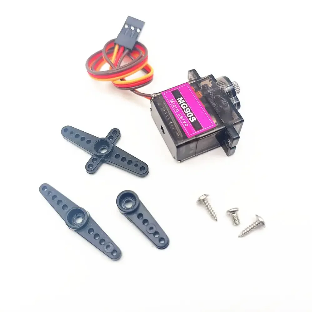 Pack of Metal Gear Servos - 180-360 Degree Range for Versatile Applications