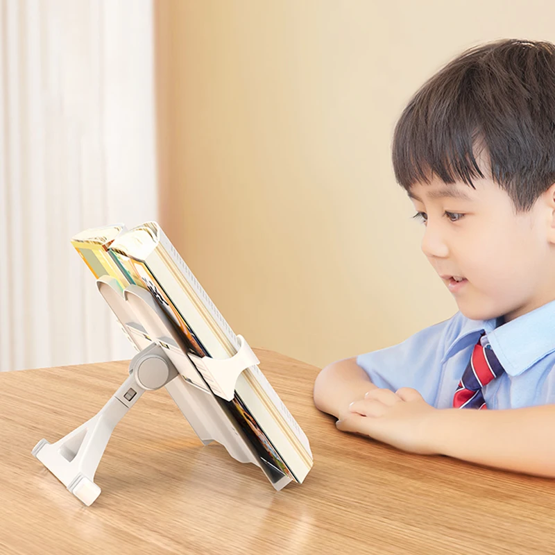 Adjustable Foldable Tablet Holder For Kids Metal Book Rest Reading Stand  Phone Stand Book Holder - AliExpress