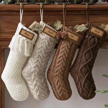 Knitted Christmas Stockings 1