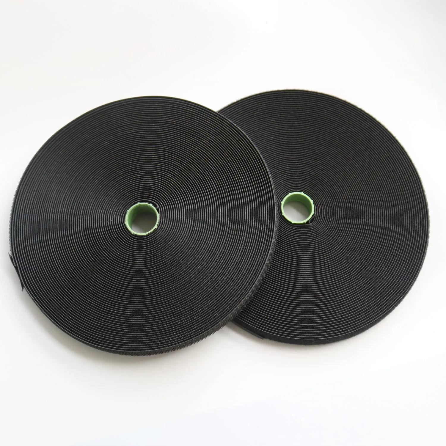 2Rolls/set 2cm*25meter sew on Hook and Loop fastening tape for clothing White or Black hook loop fabric Fastener image 7